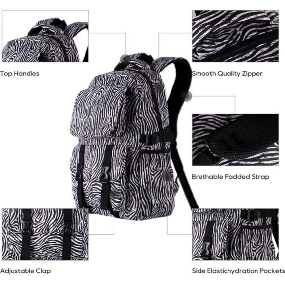 Laptop Backpack Women Lightweight Multi Pocket and 17 inch Carry on Backpack - Picture 4 of 7